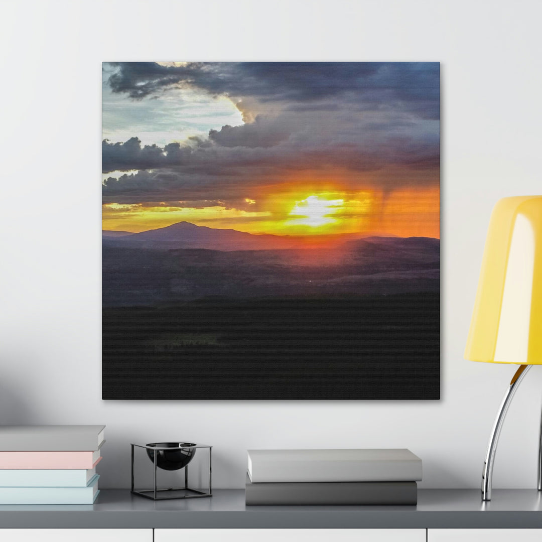 Rainy Sunset - Canvas