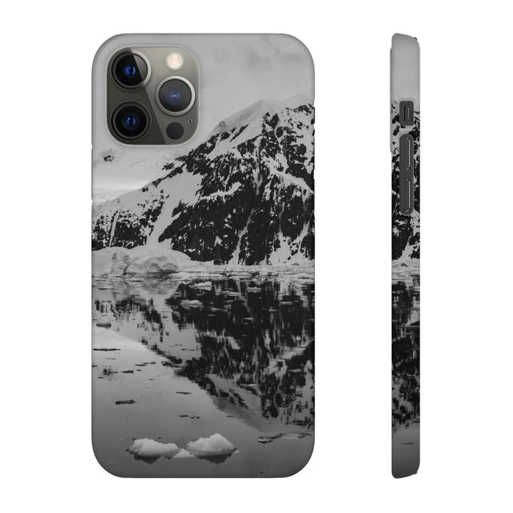 Reflected Calm in Black and White - Phone Case