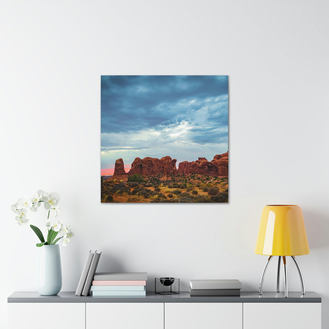 Arches at Sunset - Canvas