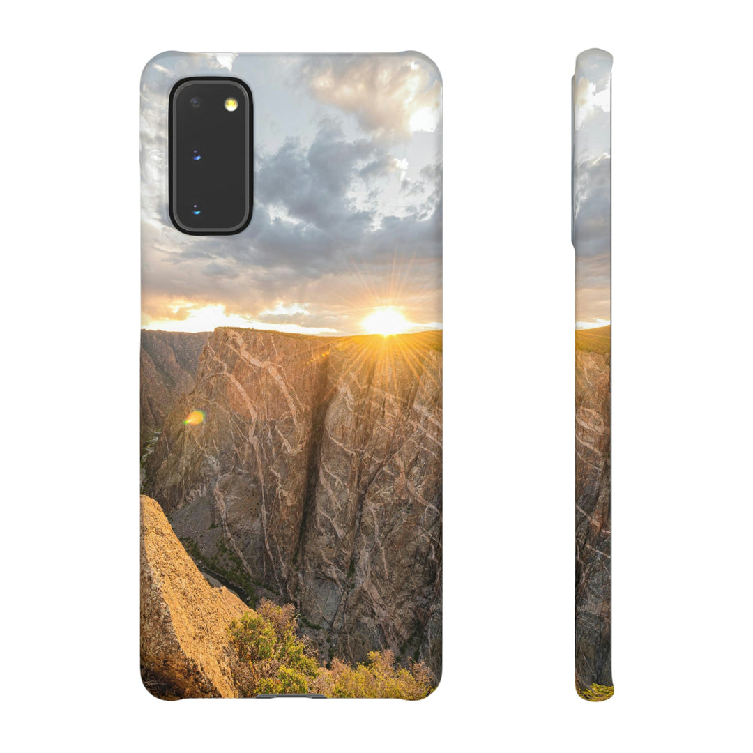 Painted Wall at Sunset Part 2 - Phone Case