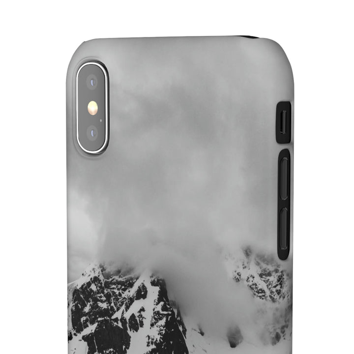 Peaceful Anchoring in Black and White - Phone Case