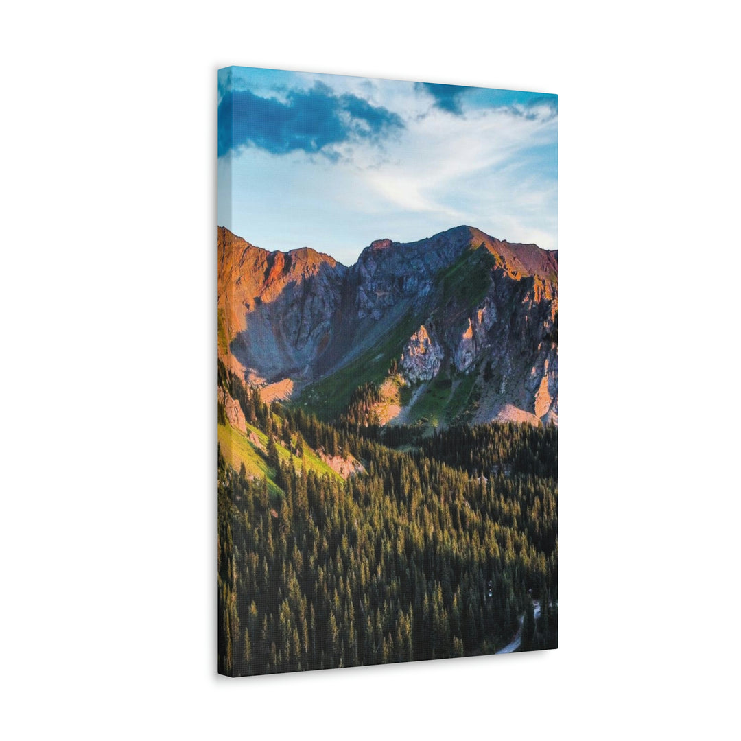 Fading Mountain Light - Canvas