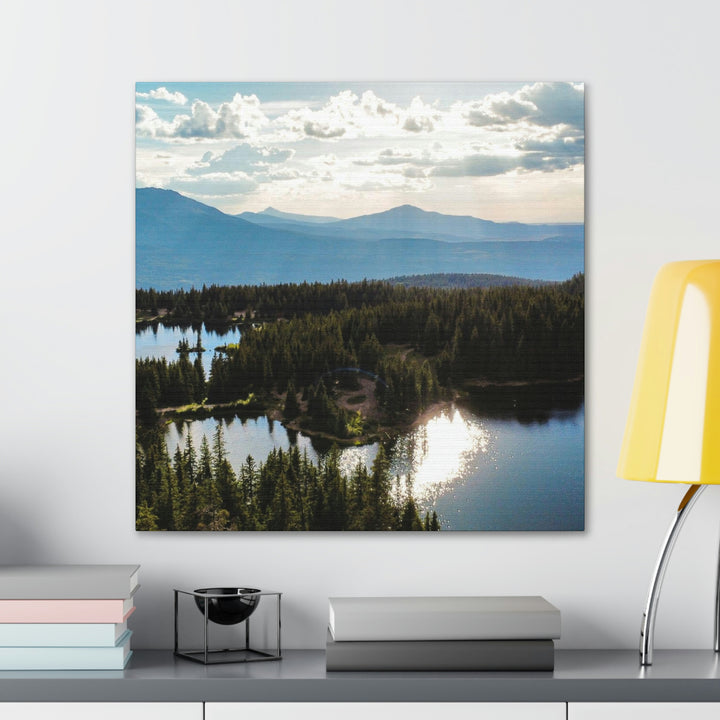 Cool Mountain Lakes - Canvas