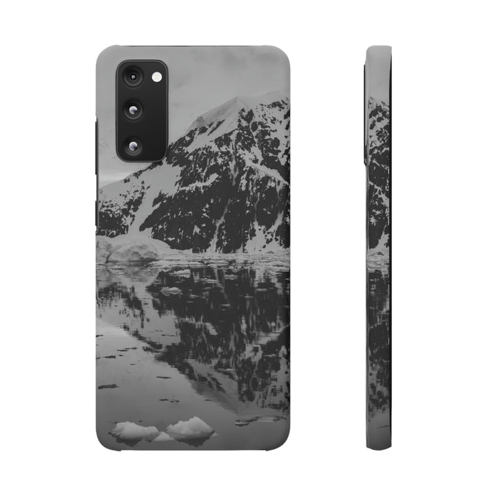 Reflected Calm in Black and White - Phone Case