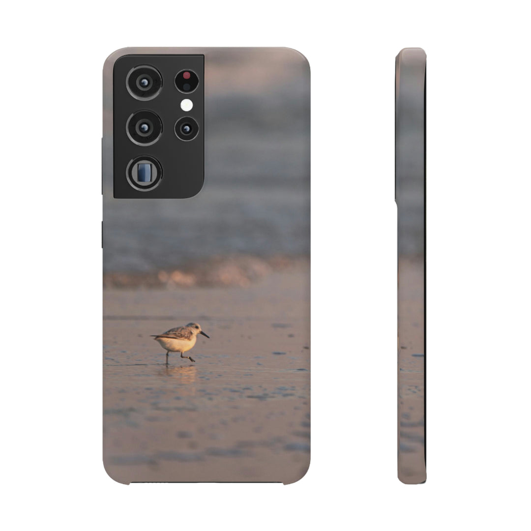 Sanderling in Soft Dusk Light - Phone Case