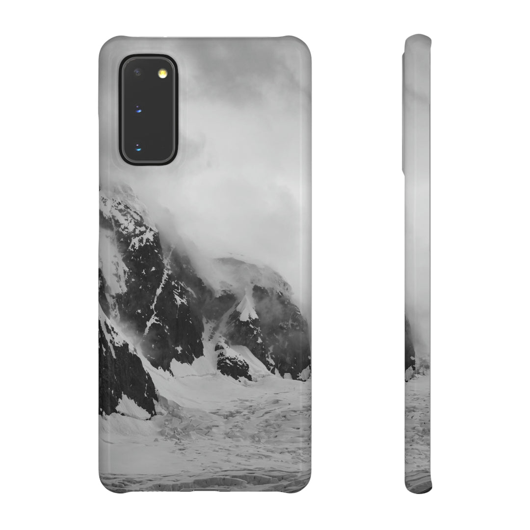 The Mist Descends in Black and White - Phone Case