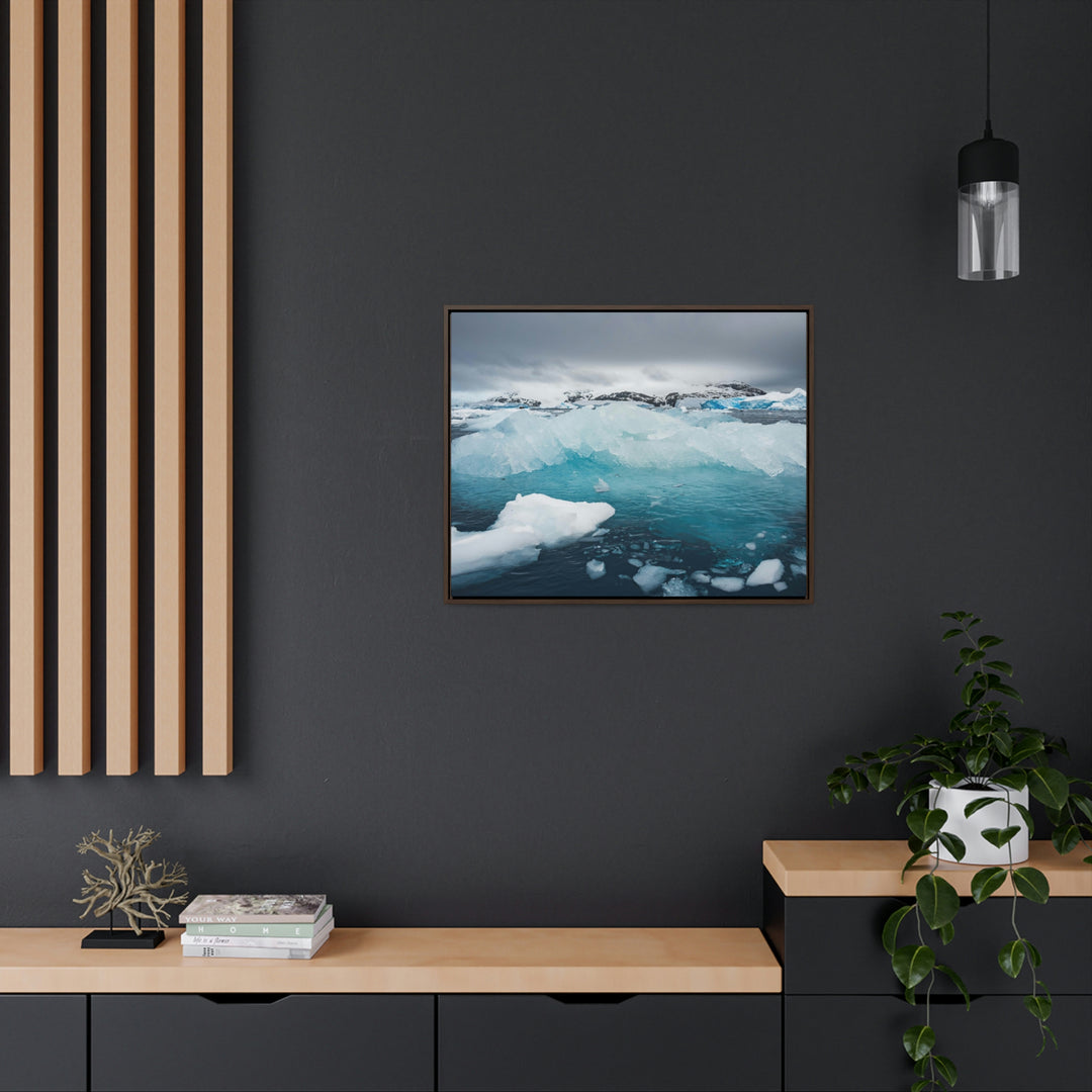 Floating Ice - Canvas with Frame