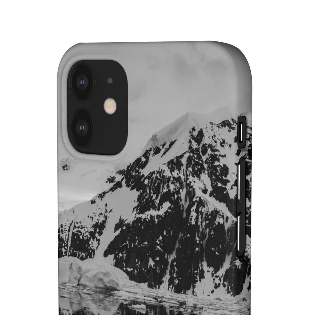 Reflected Calm in Black and White - Phone Case