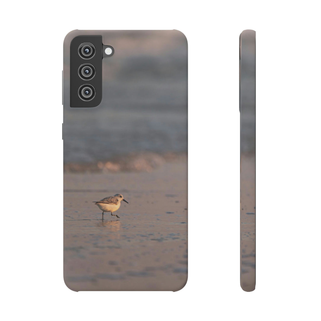 Sanderling in Soft Dusk Light - Phone Case