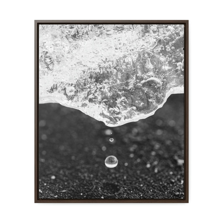 Suspended Droplet - Canvas with Frame