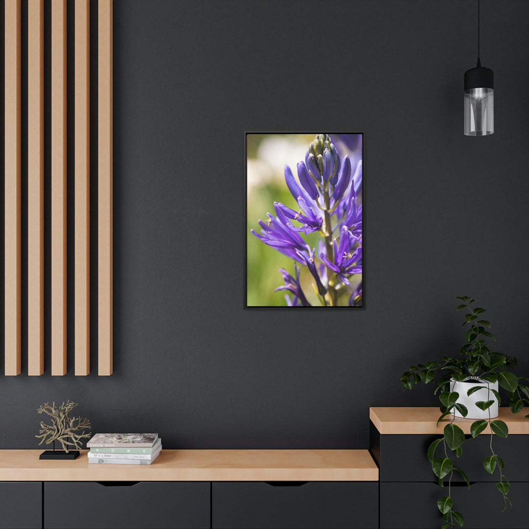 Camas in Bloom - Canvas with Frame - Visiting This World