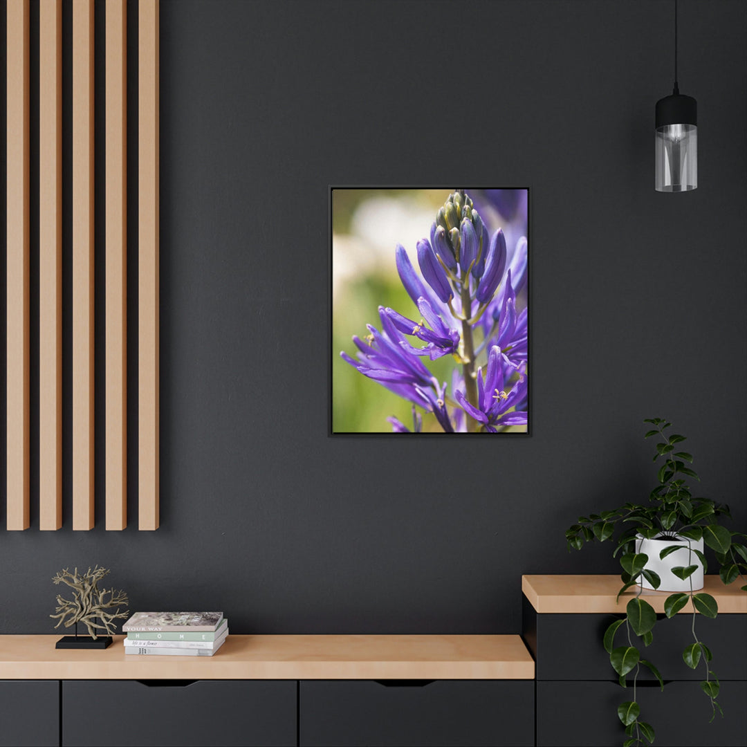 Camas in Bloom - Canvas with Frame - Visiting This World