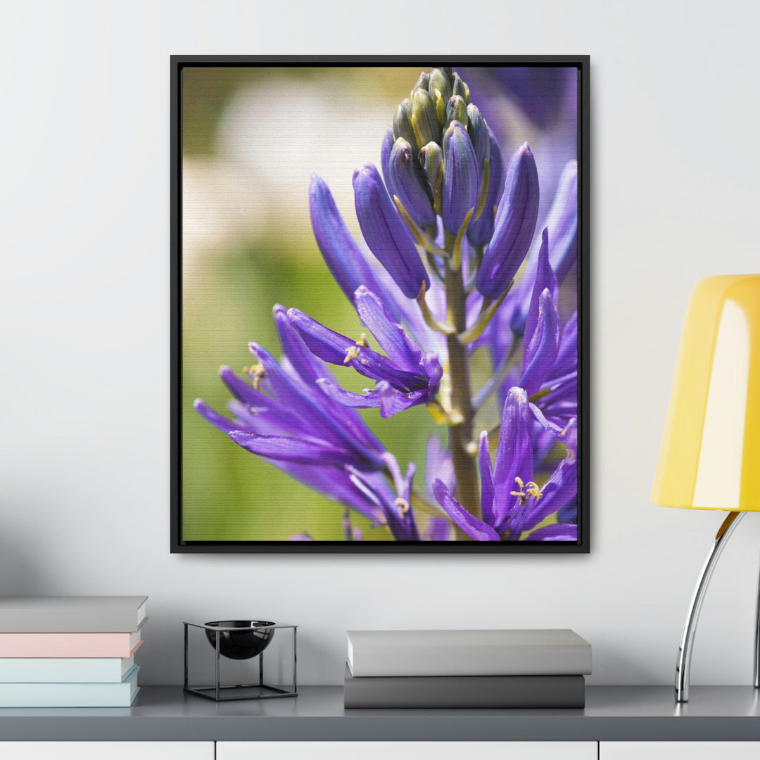 Camas in Bloom - Canvas with Frame - Visiting This World