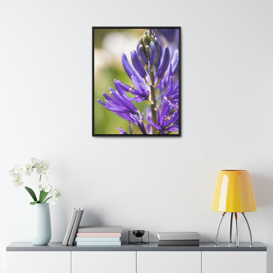 Camas in Bloom - Canvas with Frame - Visiting This World