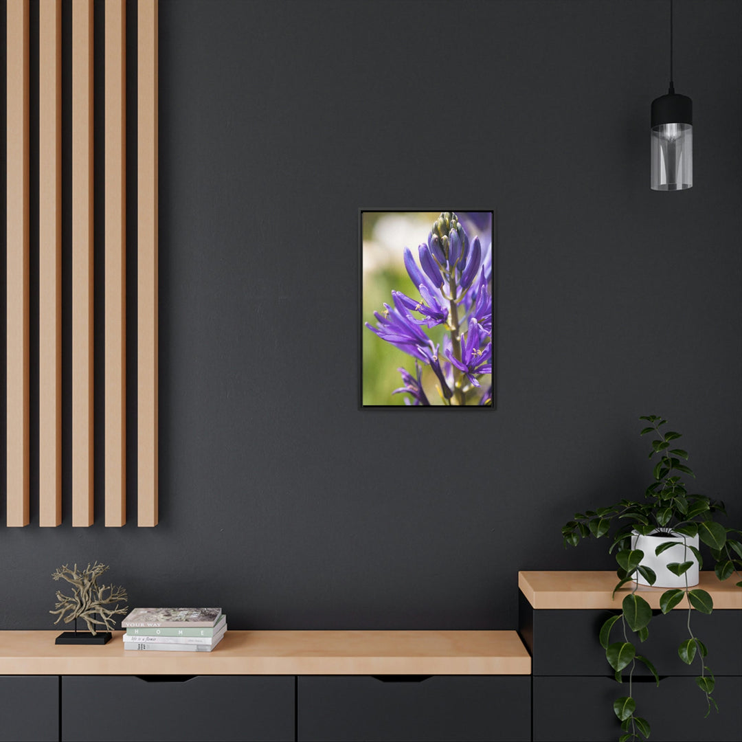 Camas in Bloom - Canvas with Frame - Visiting This World