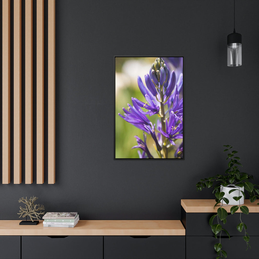 Camas in Bloom - Canvas with Frame - Visiting This World