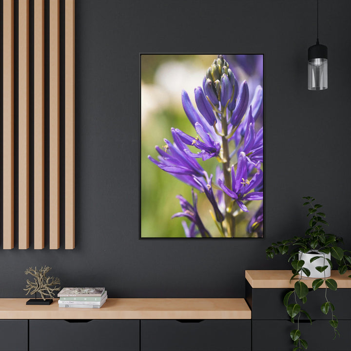 Camas in Bloom - Canvas with Frame - Visiting This World