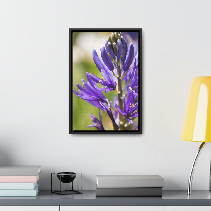 Camas in Bloom - Canvas with Frame - Visiting This World