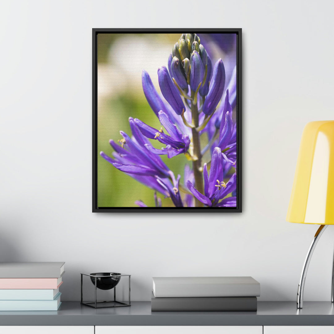 Camas in Bloom - Canvas with Frame - Visiting This World