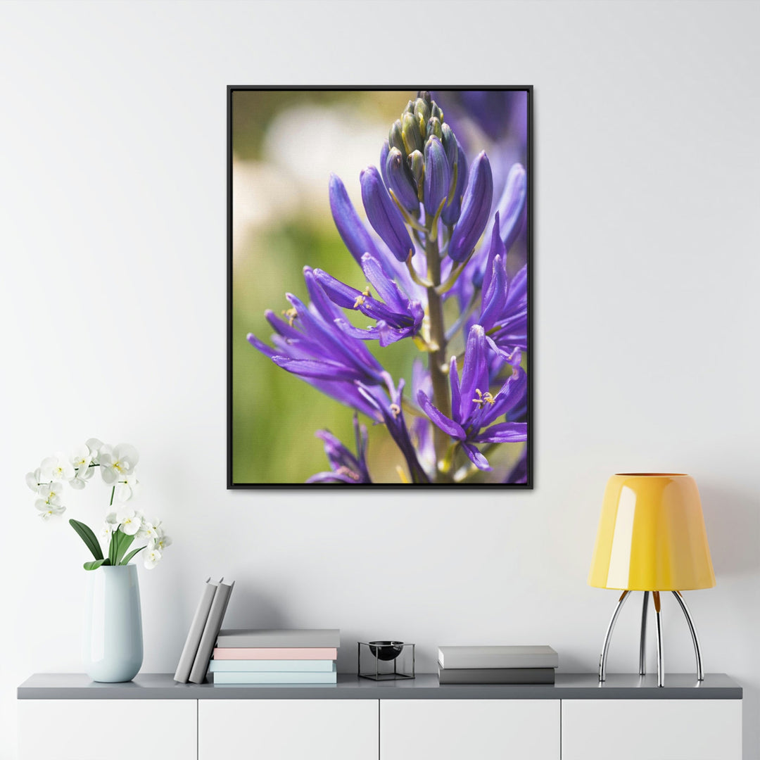 Camas in Bloom - Canvas with Frame - Visiting This World