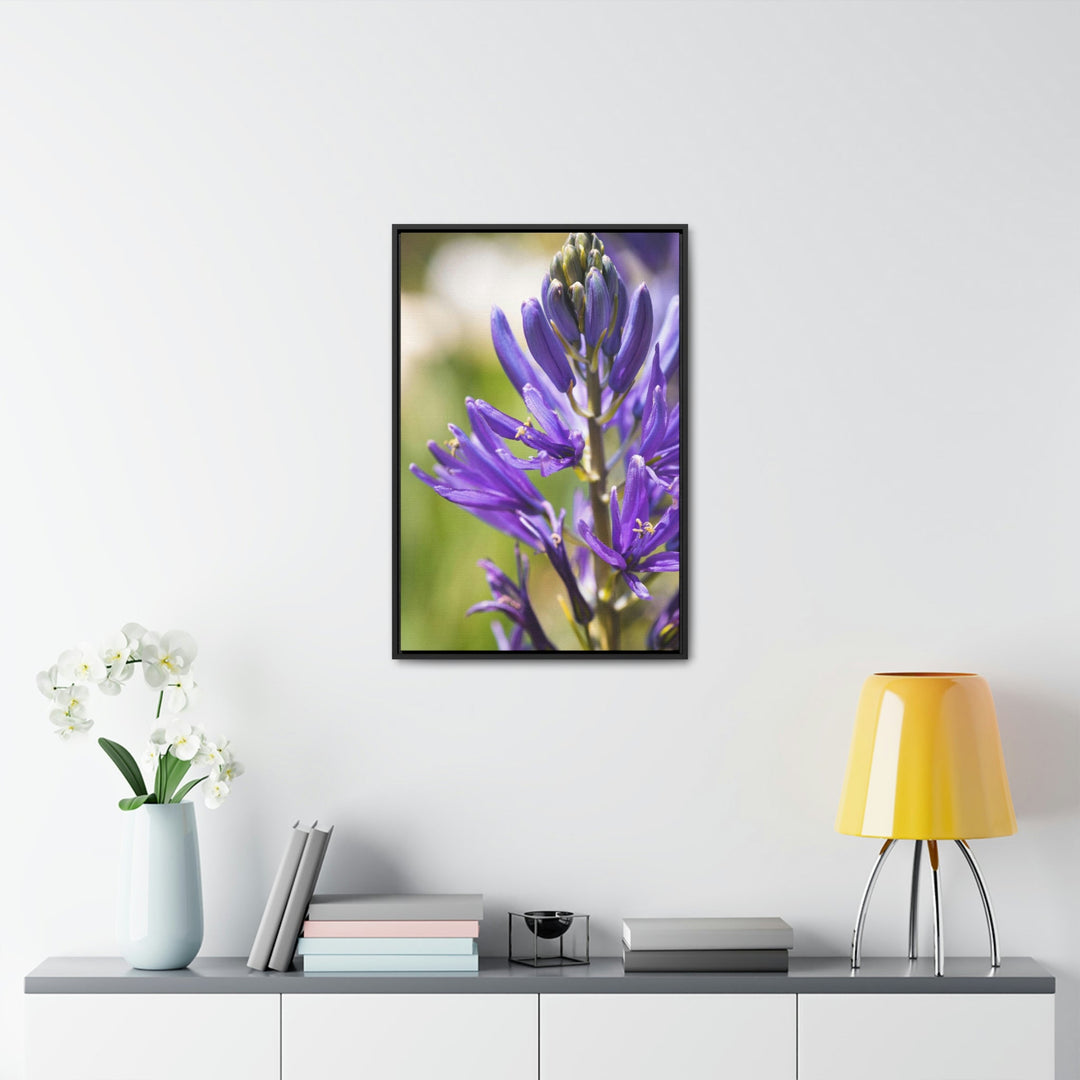 Camas in Bloom - Canvas with Frame - Visiting This World