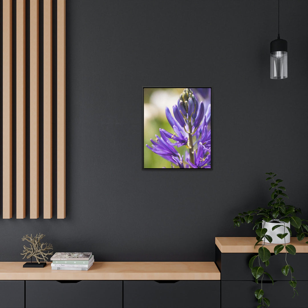 Camas in Bloom - Canvas with Frame - Visiting This World