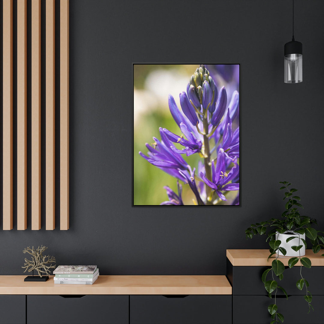 Camas in Bloom - Canvas with Frame - Visiting This World