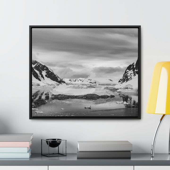 A Still Day in Black and White - Canvas with Frame