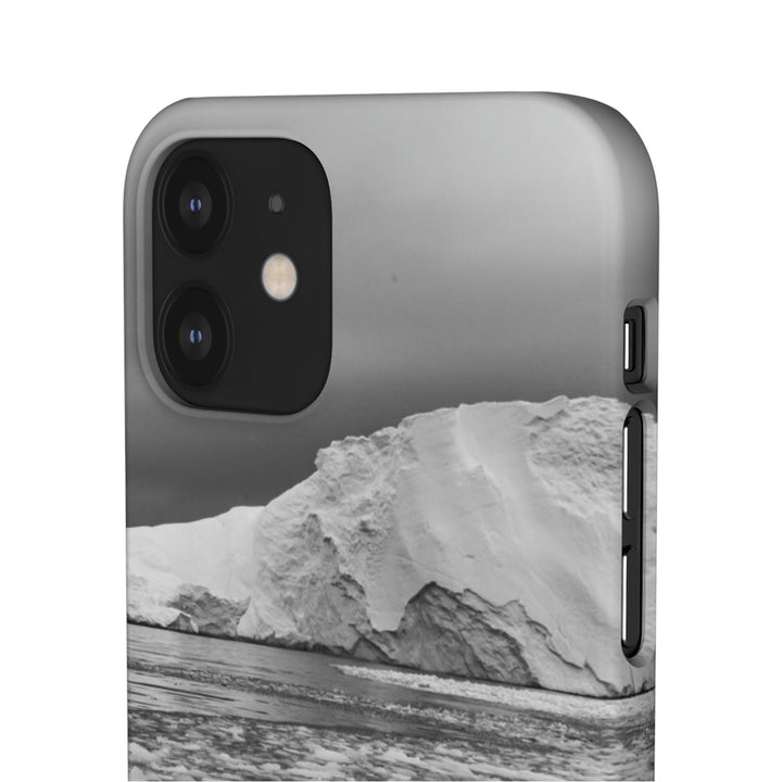 Lane of Ice In Black and White - Phone Case