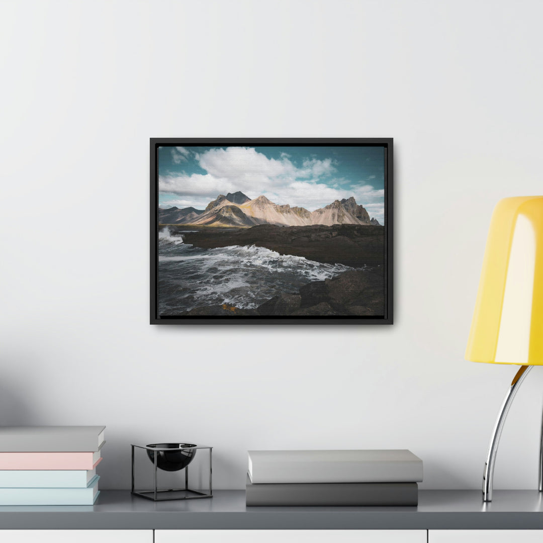 Crashing Sea - Canvas with Frame