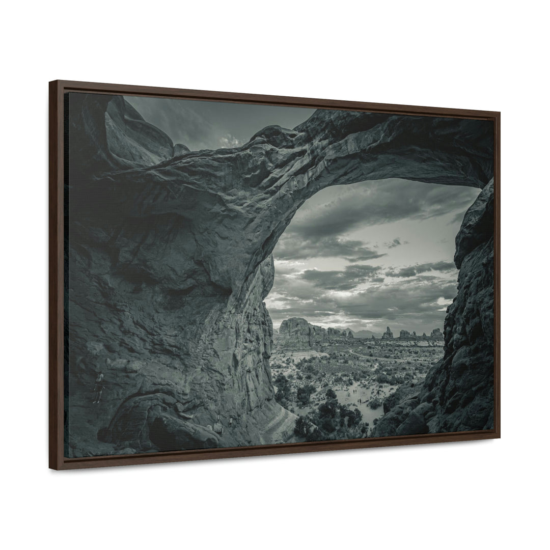 Natural Frames Part 2 in Black and White - Canvas with Frame