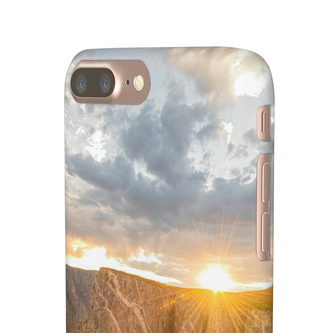 Painted Wall at Sunset Part 2 - Phone Case