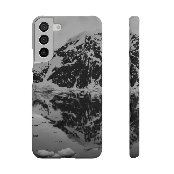 Reflected Calm in Black and White - Phone Case