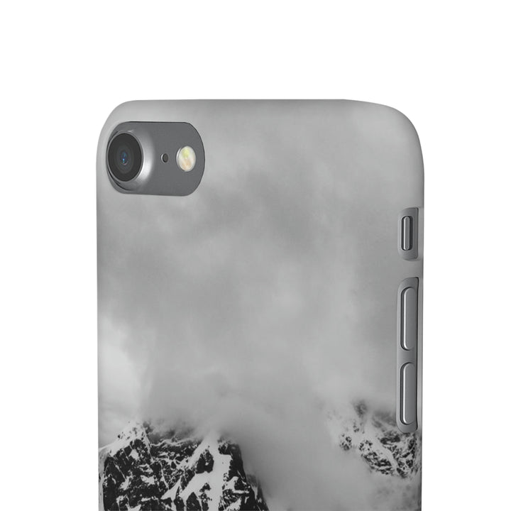 Peaceful Anchoring in Black and White - Phone Case