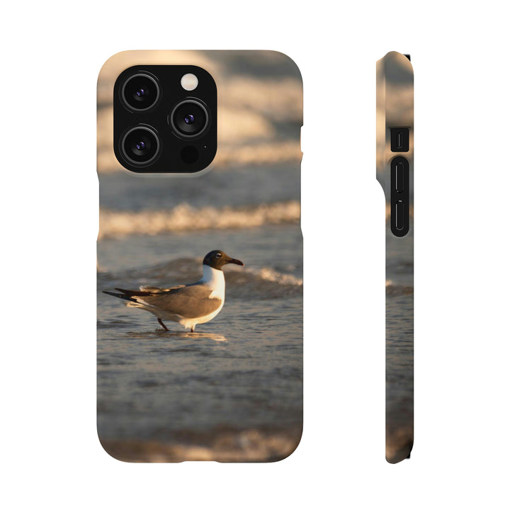 Laughing Gull in the Surf - Phone Case