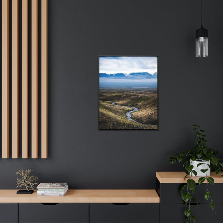 The Fog Approaches - Canvas with Frame