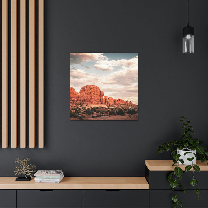 A Desert Sunset - Canvas