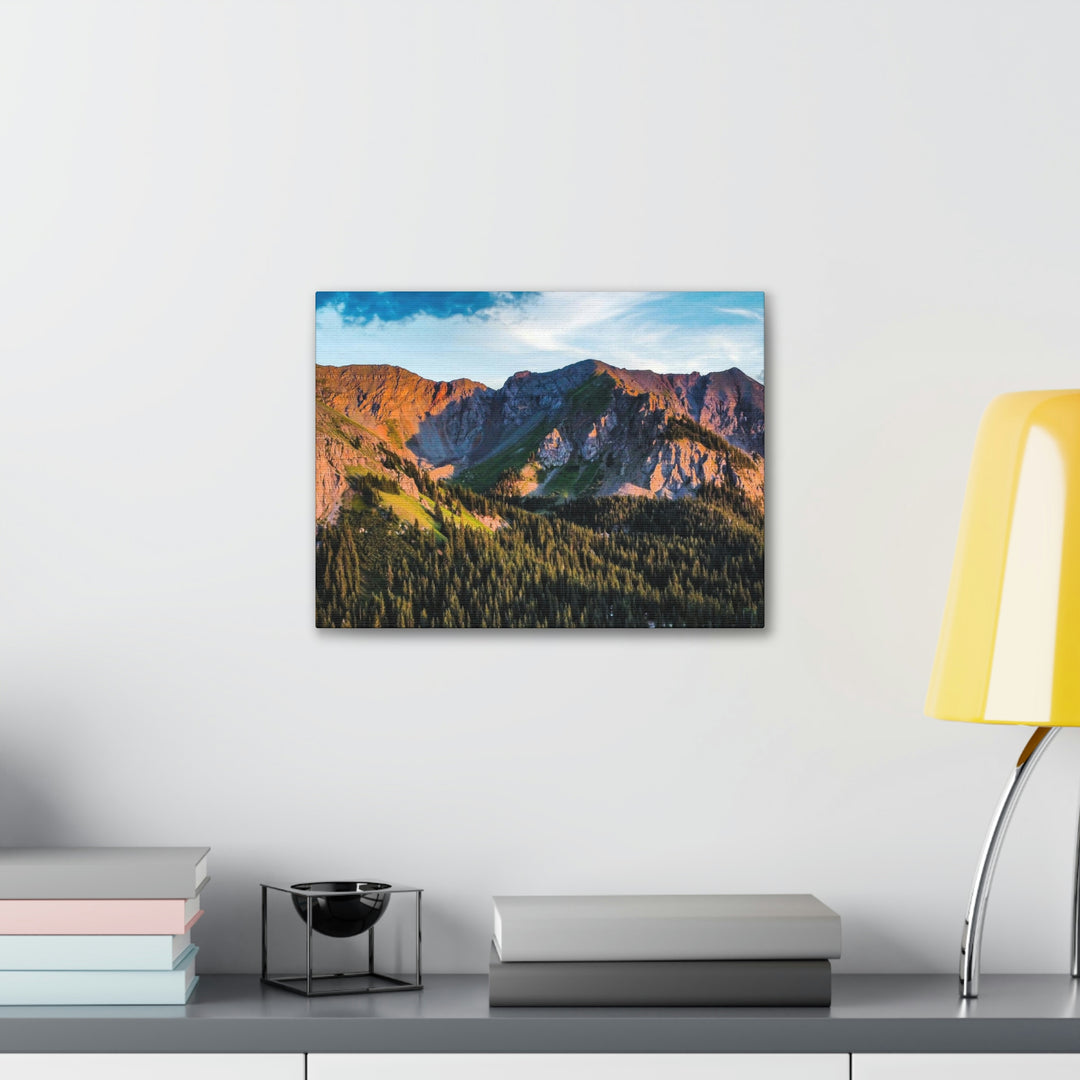 Fading Mountain Light - Canvas