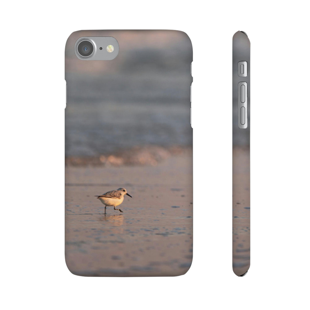 Sanderling in Soft Dusk Light - Phone Case