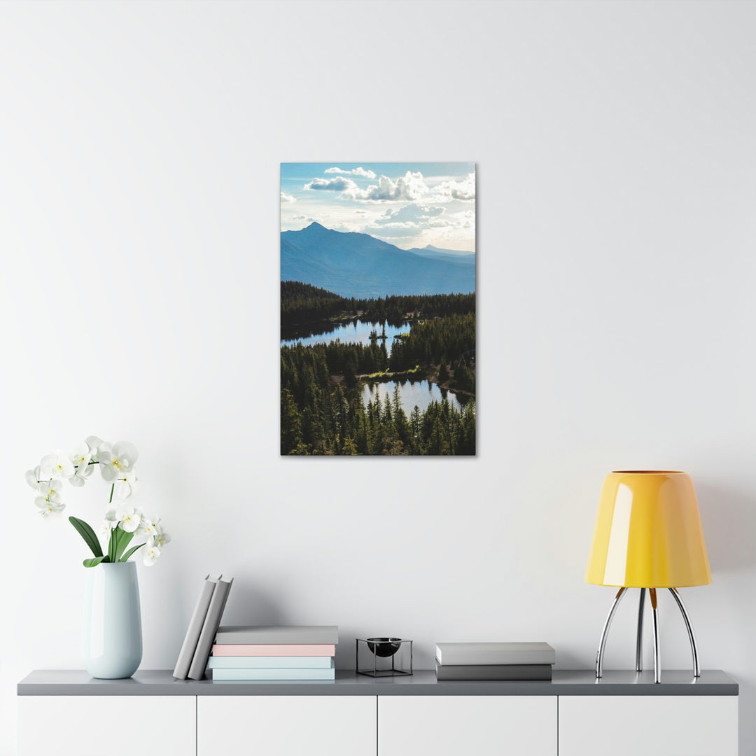 Cool Mountain Lakes - Canvas