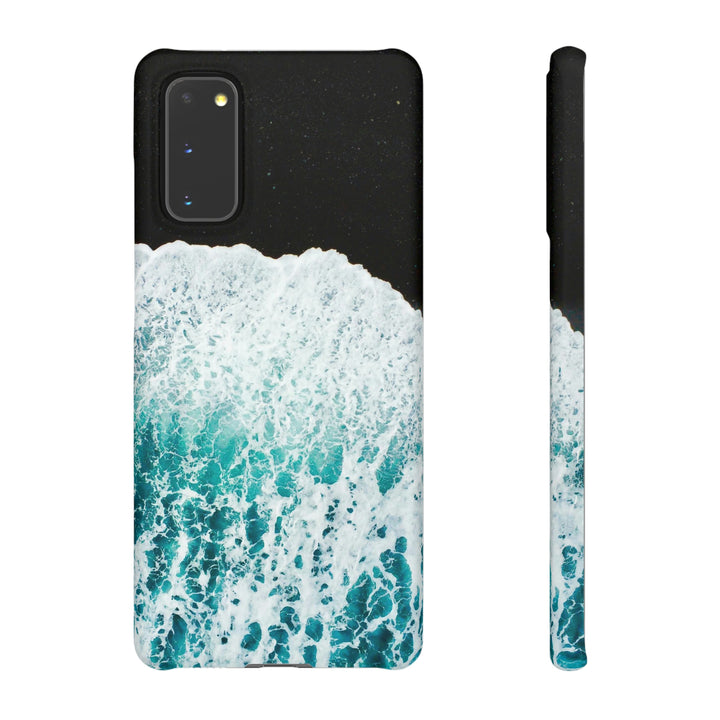 A Wave on Volcanic Sand - Phone Case