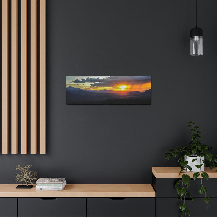 Rainy Sunset - Canvas