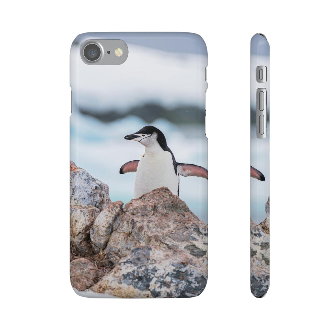 Stretched Penguin - Phone Case