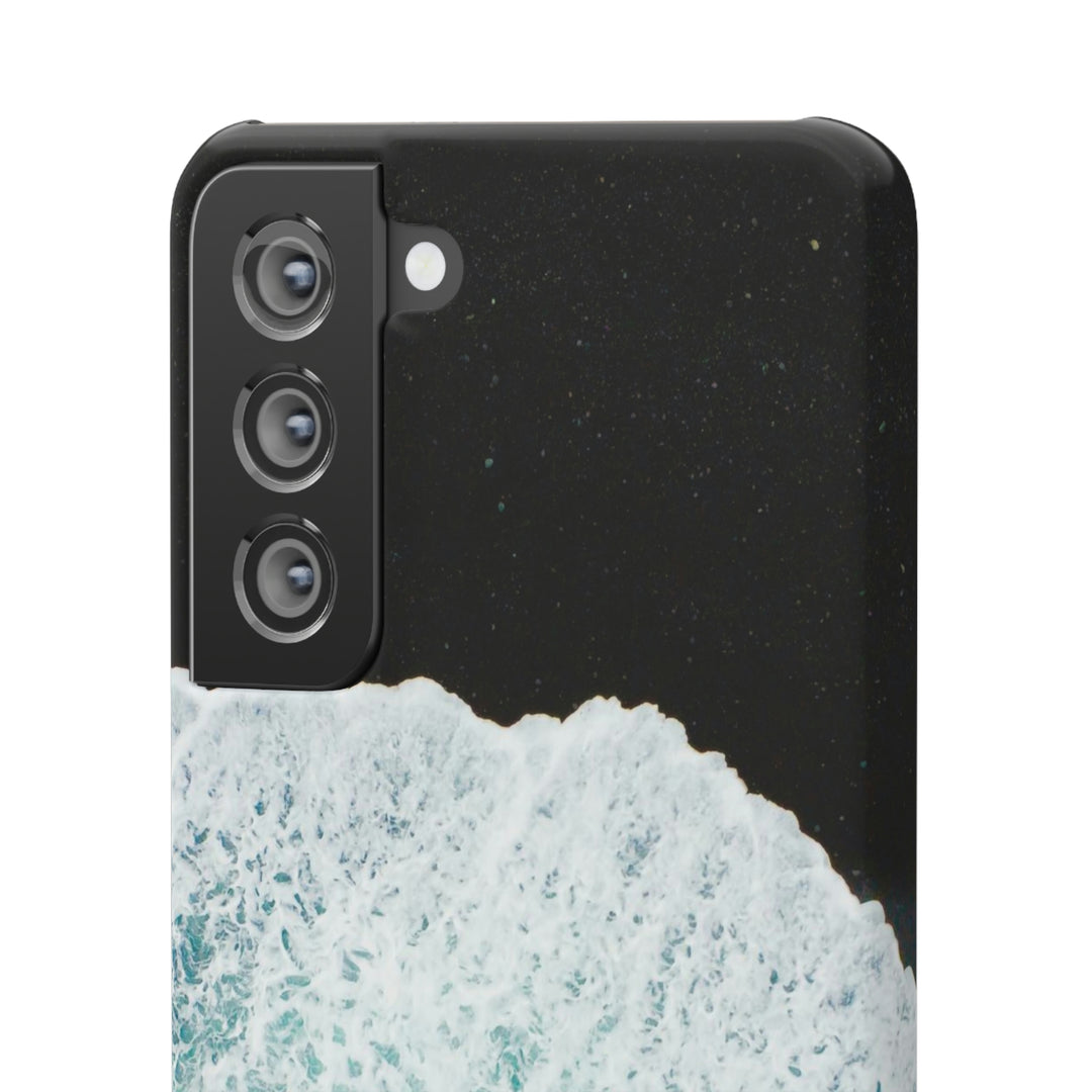 A Wave on Volcanic Sand - Phone Case