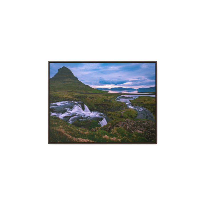 An Icelandic Sunset - Canvas with Frame