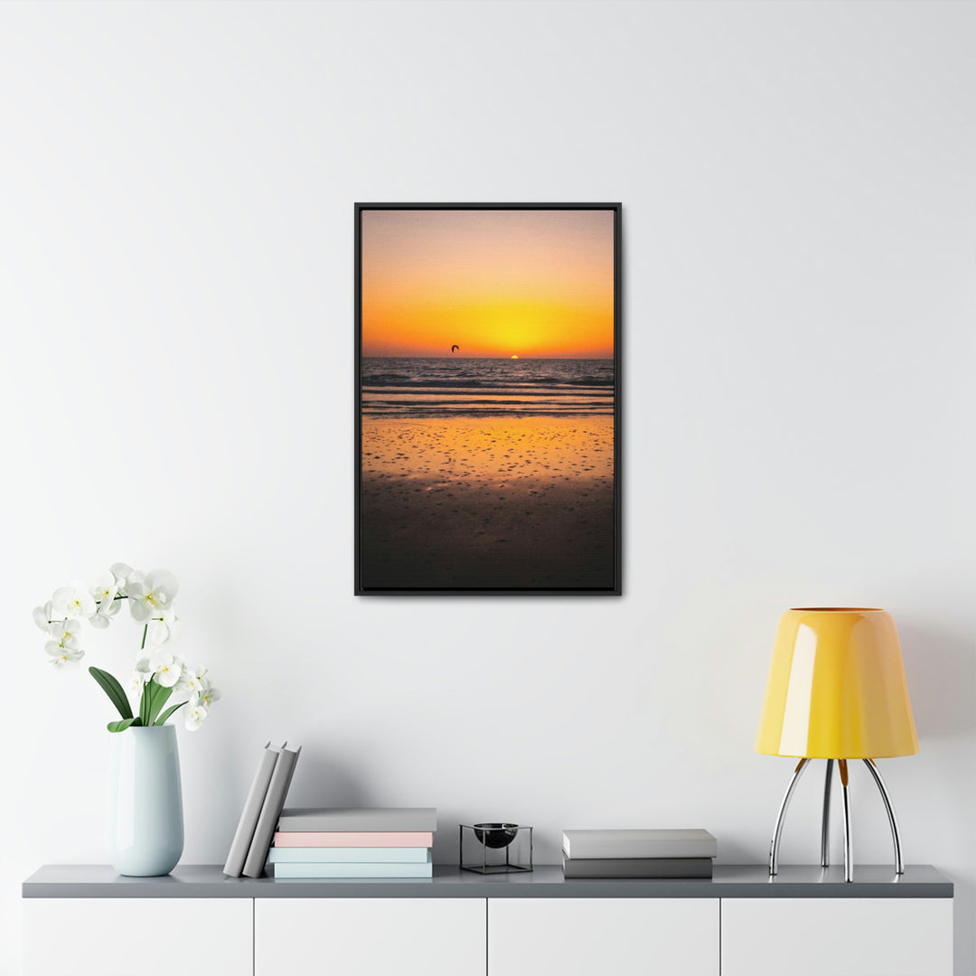 Sunrise on the Sea - Canvas with Frame