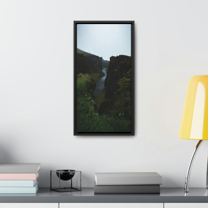 A View of the River - Canvas with Frame