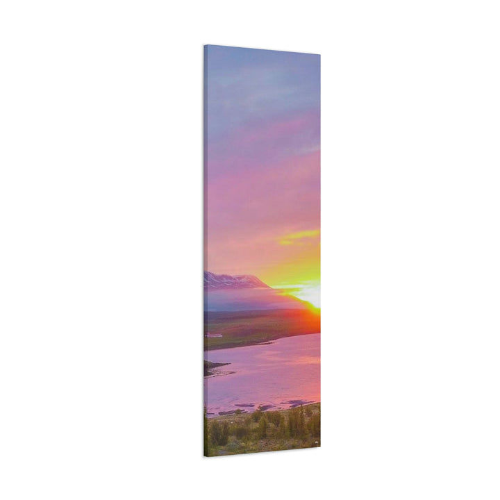 Sunset Over the Fjord Part 2 - Canvas