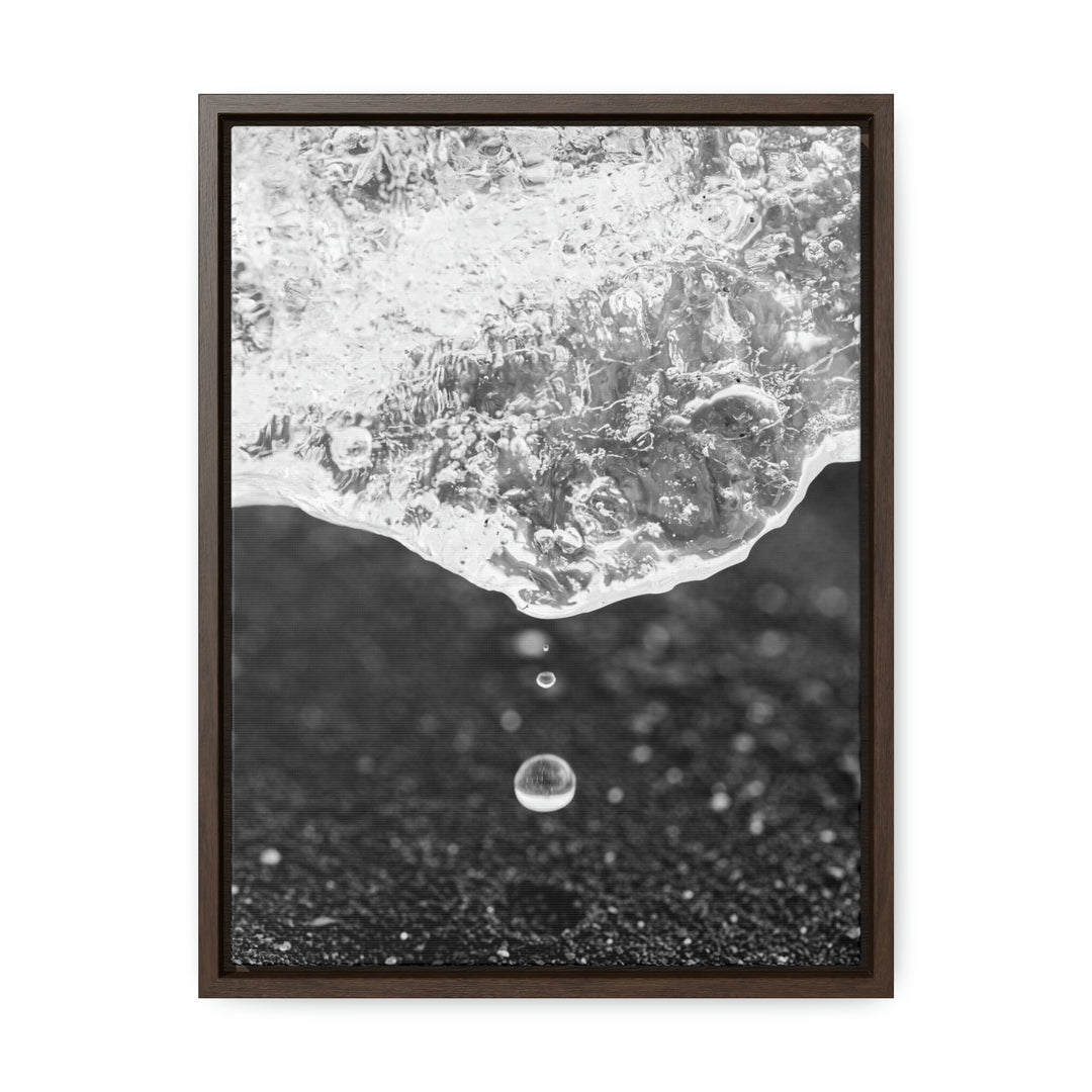 Suspended Droplet - Canvas with Frame