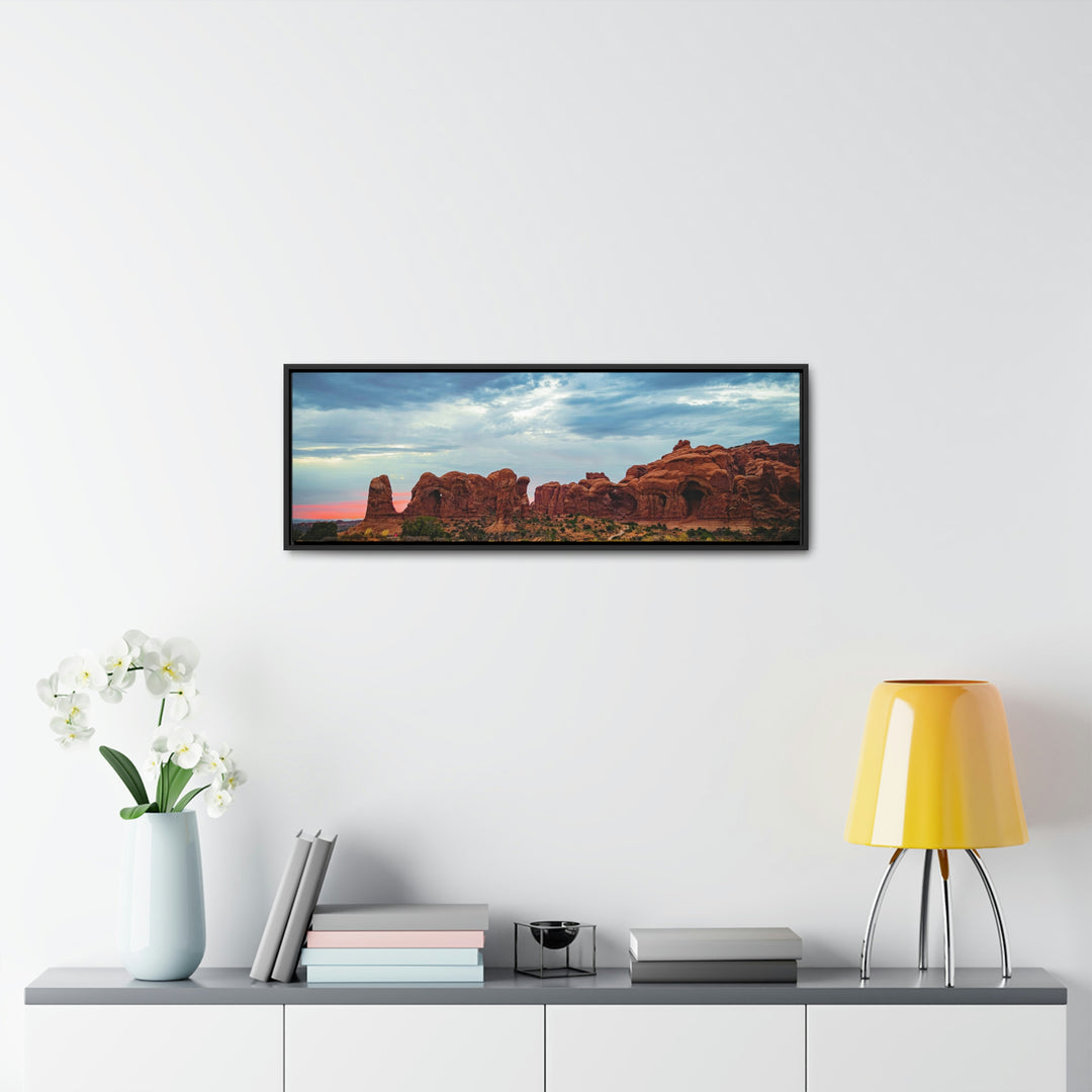 Arches at Sunset - Canvas with Frame